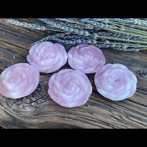 (1) listing for ONE Rose Quartz Carved Rose